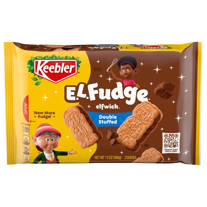 KEEBLER E.L. Fudge Elfwich Double Fudge Cookies  13oz / 368g