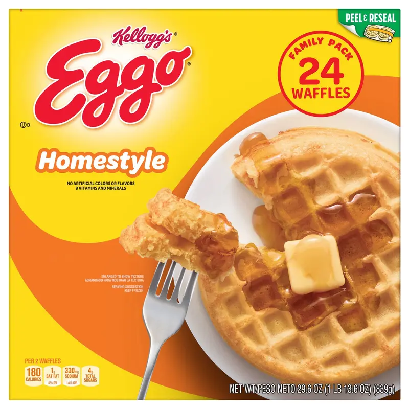 Kellogg's Eggo Homestyle Frozen Waffles