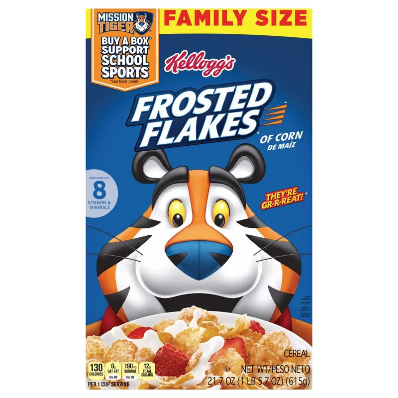Kellogg's Frosted Flakes Cereal Original 21.7oz