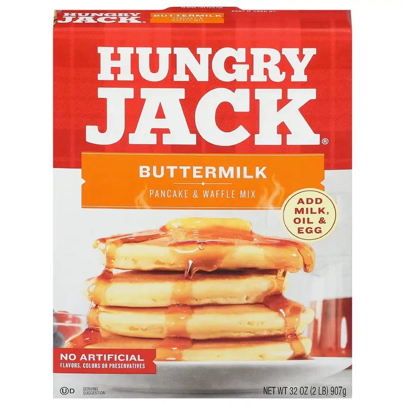 Hungry Jack Buttermilk Pancake & Waffle Mix 32 oz