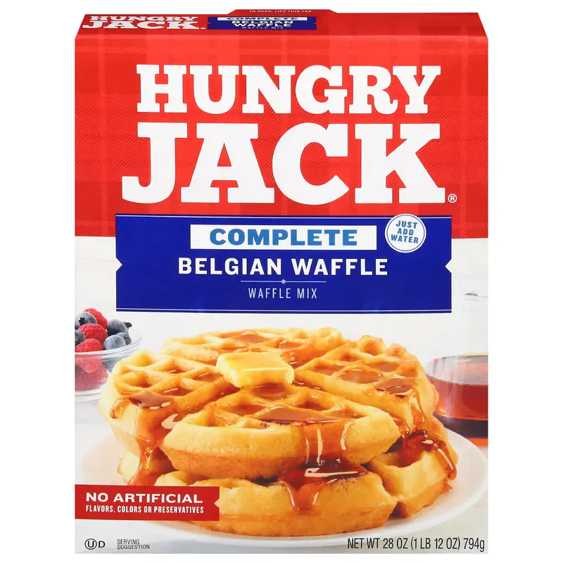 Hungry Jack Complete Belgian Waffle Waffle Mix 28 oz