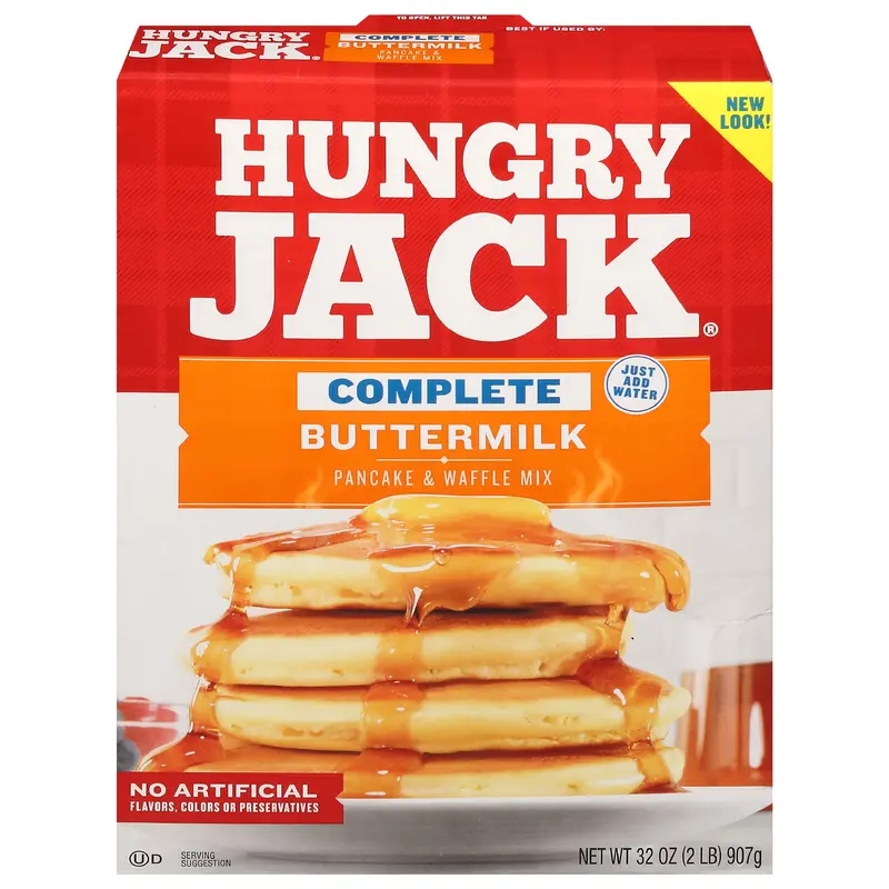 Hungry Jack Complete Buttermilk Pancake & Waffle Mix 32 oz