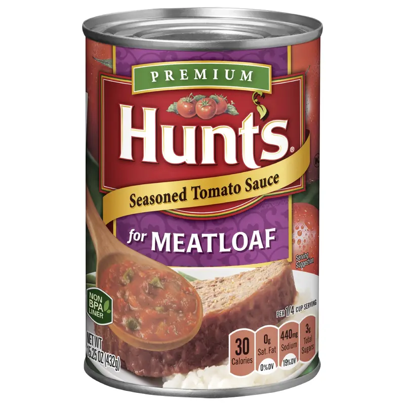 Hunt's Seasoned Diced Tomatoes in Sauce for Meatloaf, 15 oz