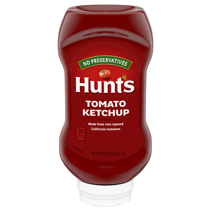 Hunts Tomato Ketchup, 20-oz. Squeeze Bottle