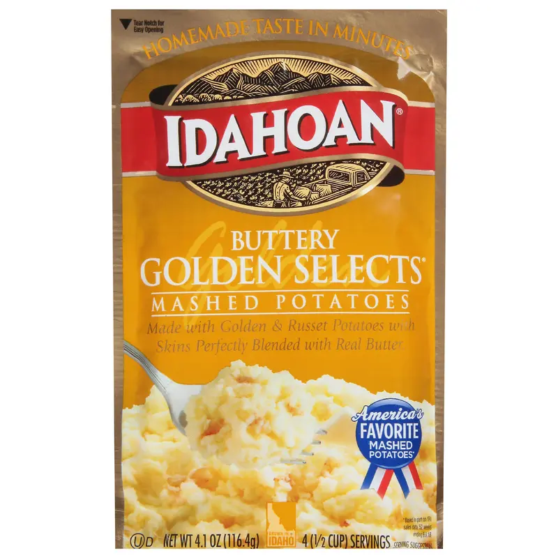 Idahoan Buttery Golden Selects Mashed Potatoes