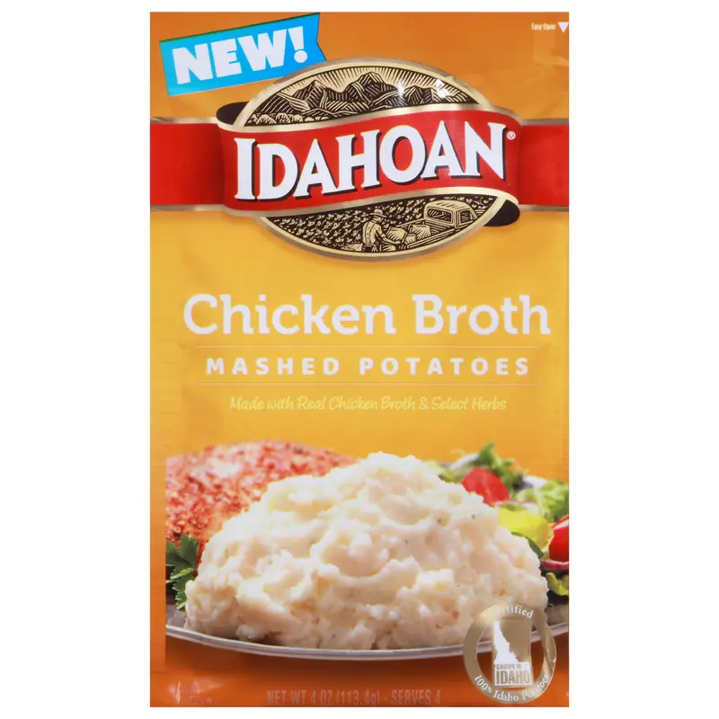 Idahoan Chicken Broth Mashed Potatoes 4 oz