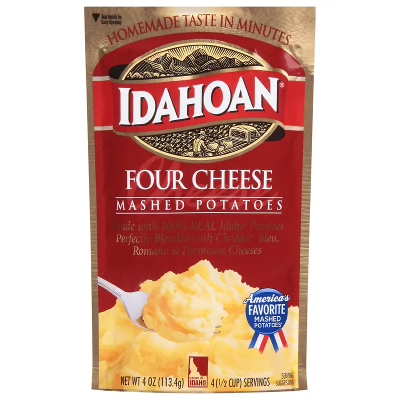 Idahoan Four Cheese Mashed Potatoes 4 oz