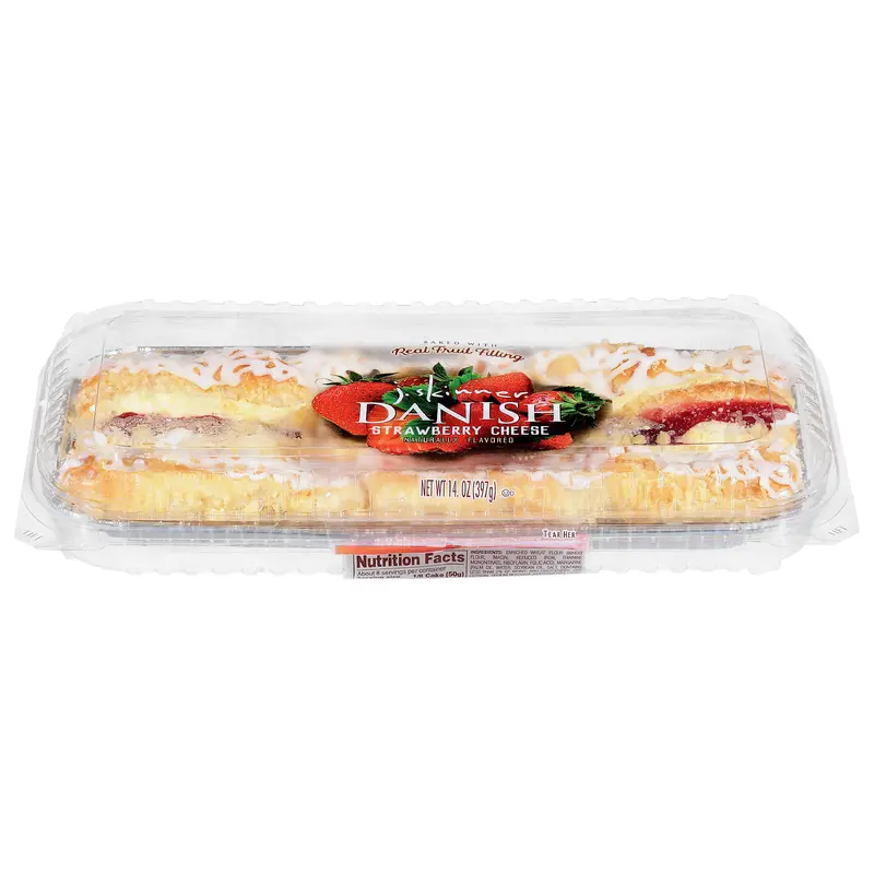 J. Skinner Strawberry Cheese Danish 14 oz