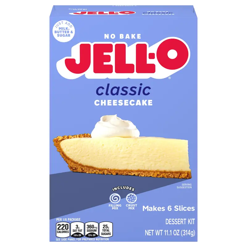 Jell-O No Bake Classic Cheesecake 11.1 oz