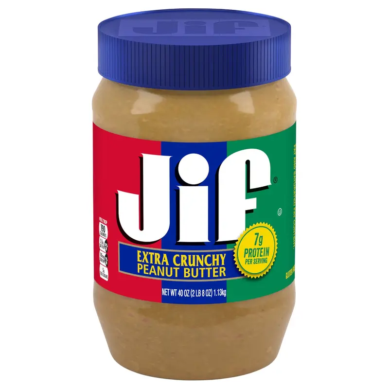 Jif Extra Crunchy Peanut Butter 40 oz