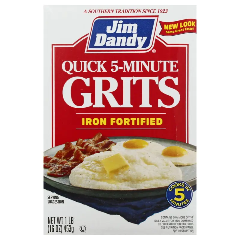 Jim Dandy Quick Grits, Iron Fortified 1 lb Bag (16 oz)