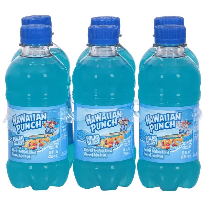 Hawaiian Punch Polar Blast Flavored Juice Drink 6 - 10 fl oz Bottles
