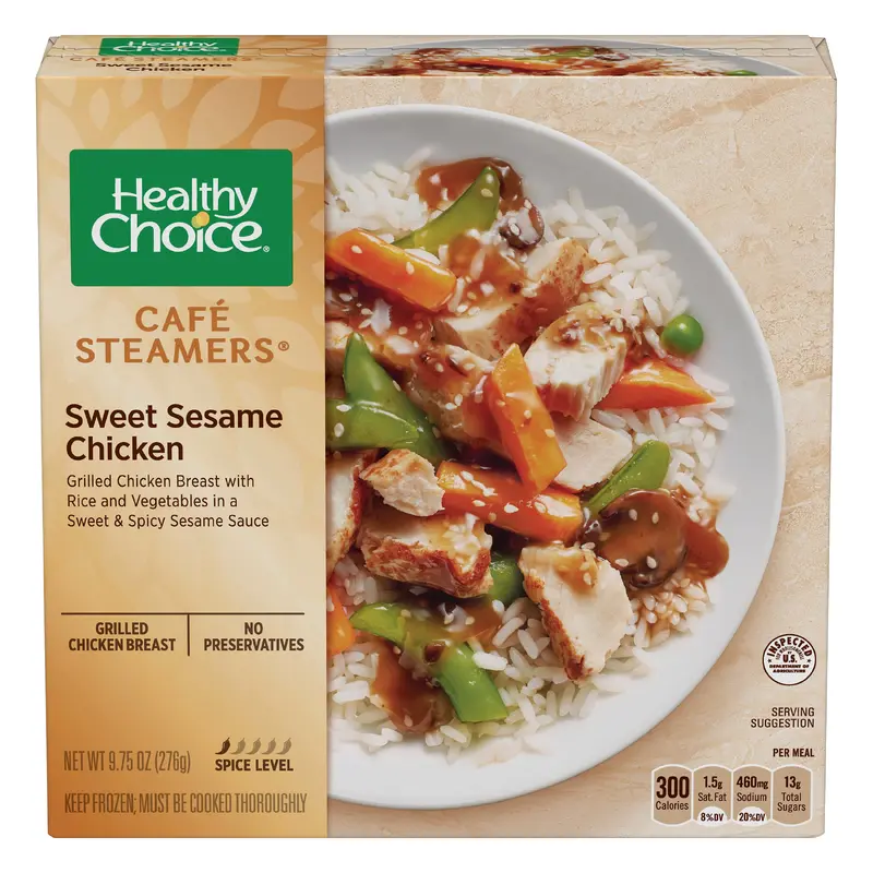 Healthy Choice Caf Steamers Sweet Sesame Glazed Chicken Frozen Meal, 9.75 oz.