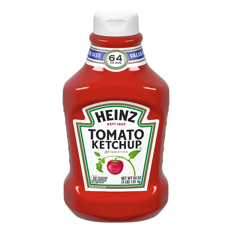 Heinz Tomato Ketchup Value Size, 64 oz Bottle