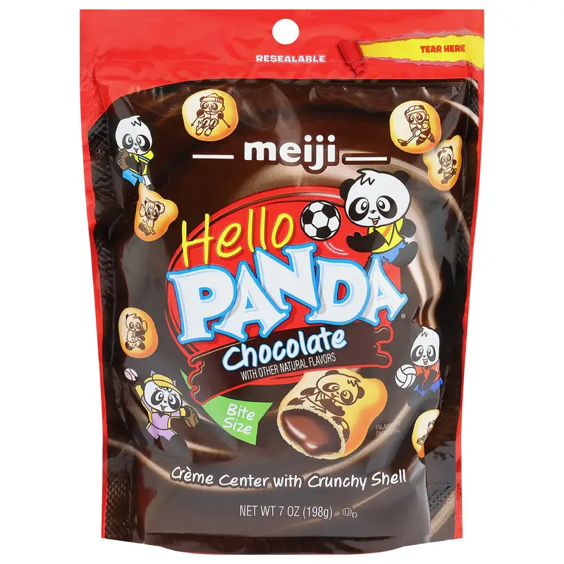 Hello Panda Chocolate Creme Center with Crunchy Shell Bite Size 7 oz