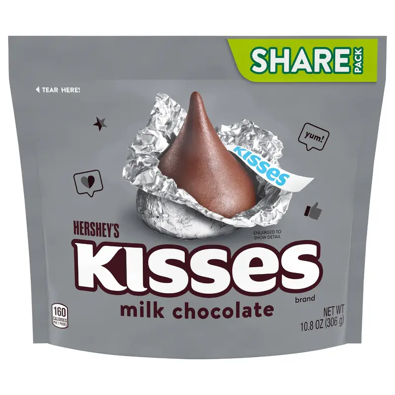 HERSHEY'S KISSES Milk Chocolate Share Pack