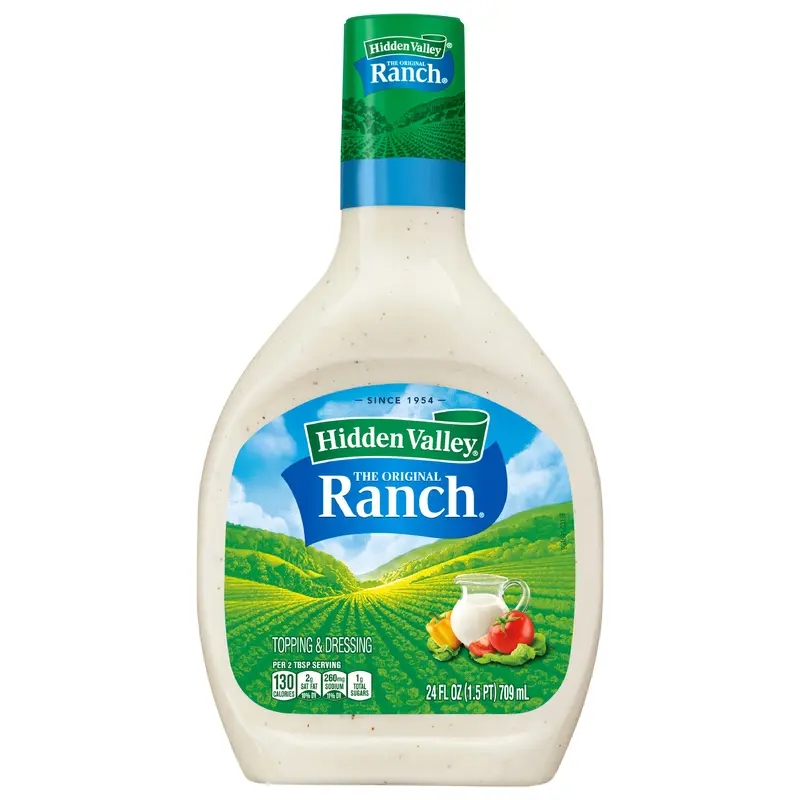 Hidden Valley Original Ranch Salad Dressing & Topping - 24 FL OZ (1.5 PT) 709 ml