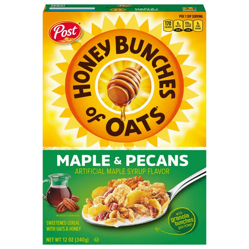 Honey Bunches of Oats Maple & Pecans Cereal 12 oz
