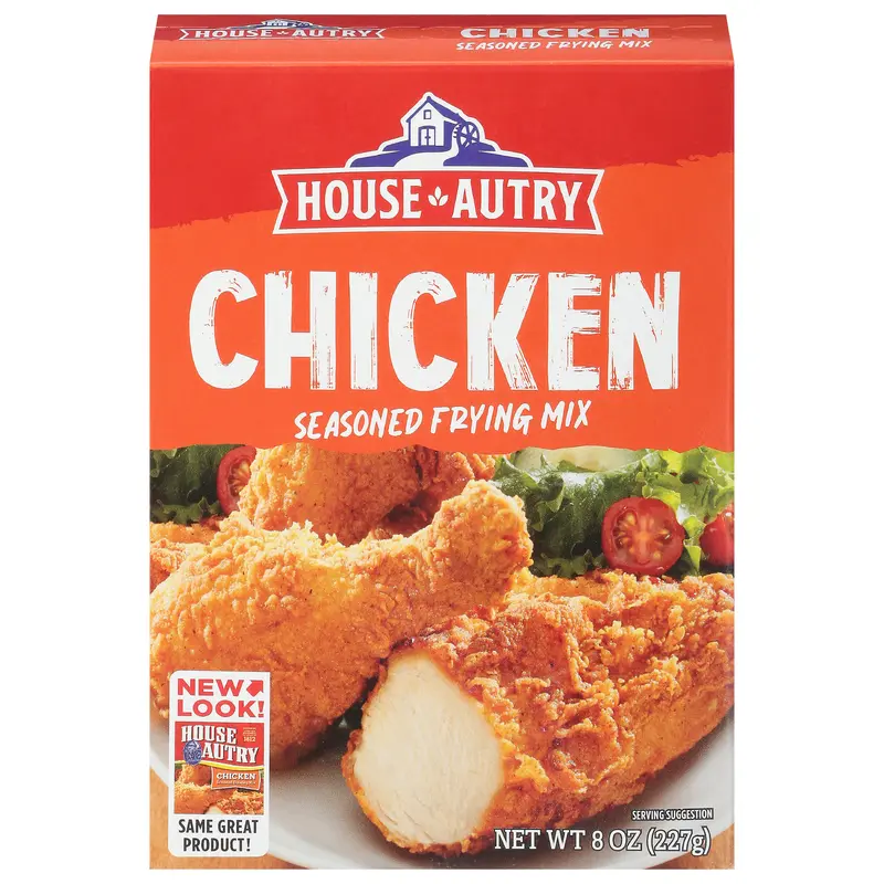 House-Autry Seasoned Chicken Frying Mix 8 oz