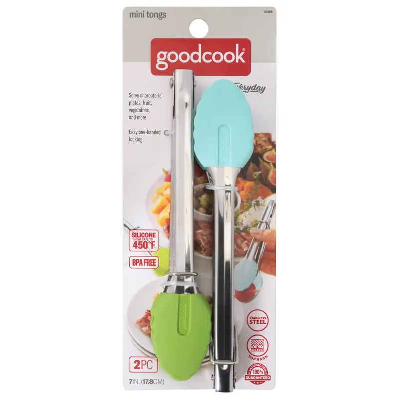 GoodCook Everyday Mini Tongs 2 Each