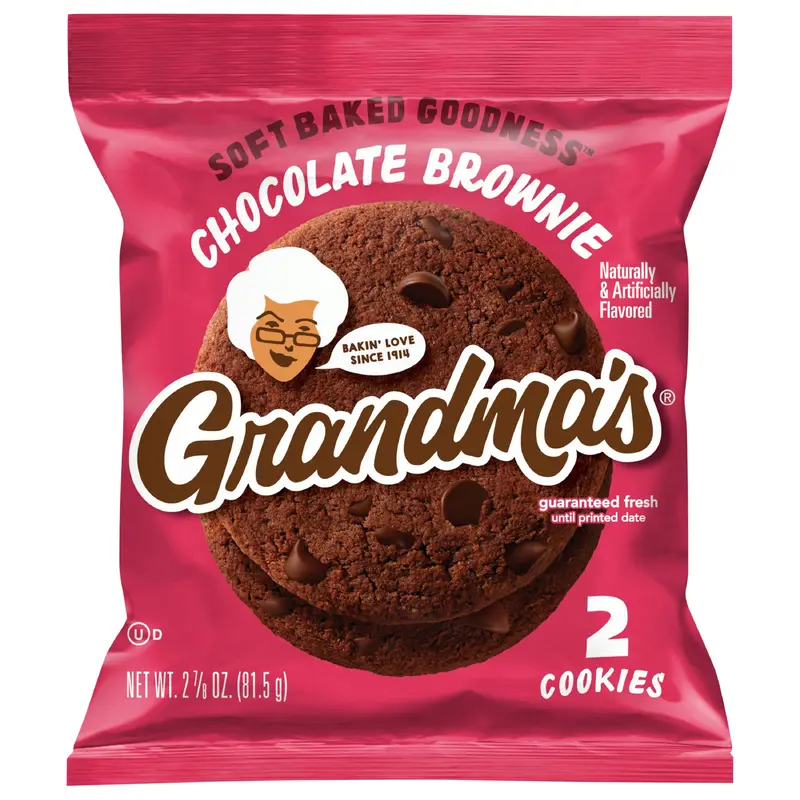 Grandma's Cookies Chocolate Brownie Naturally & Artificially Flavored 2 7/8 Oz