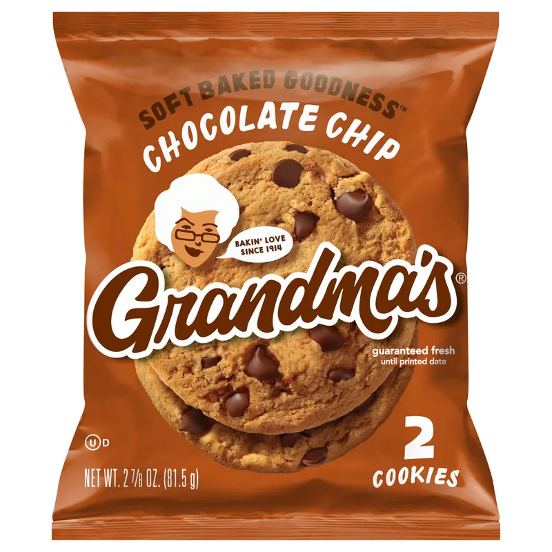 Grandma's Cookies Chocolate Chip 2 7/8 Oz