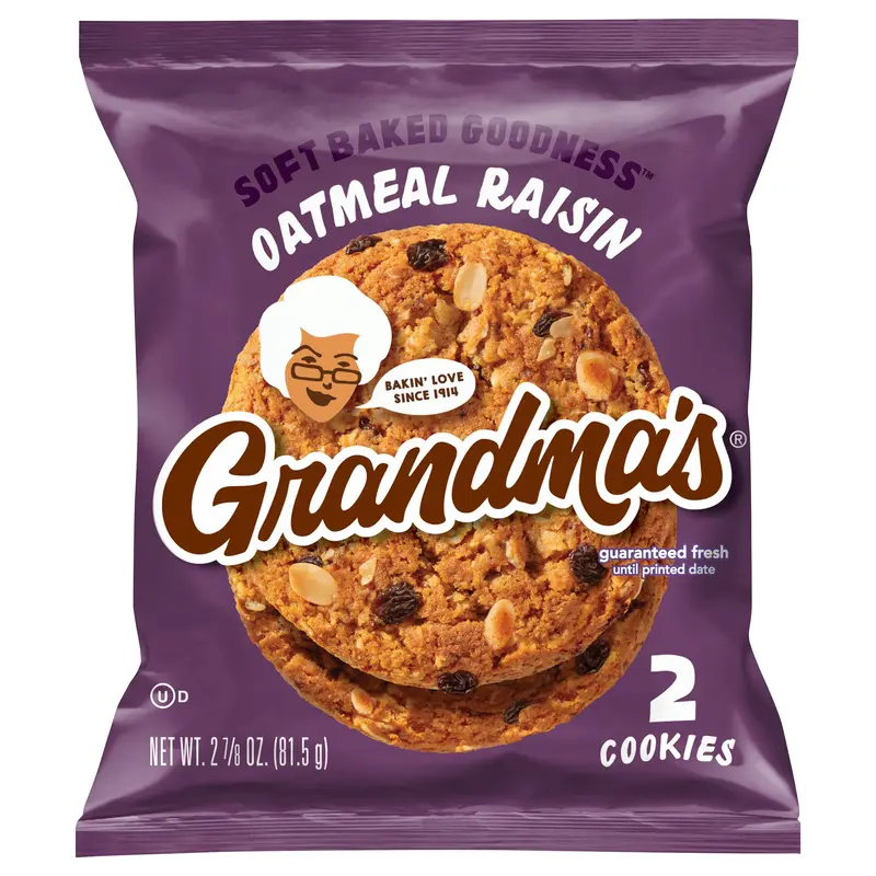 Grandma's Cookies Oatmeal Raisin 2 7/8 Oz