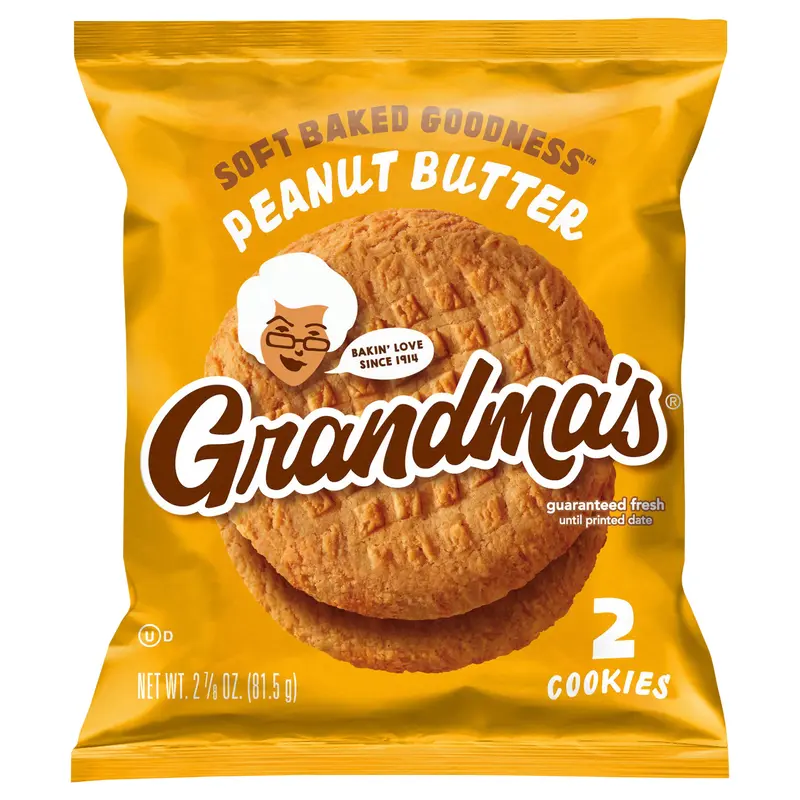 Grandma's Cookies Peanut Butter 2 7/8 Oz
