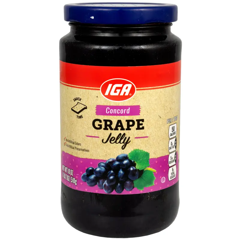 GRAPE JELLY CONCORD 18 OZ