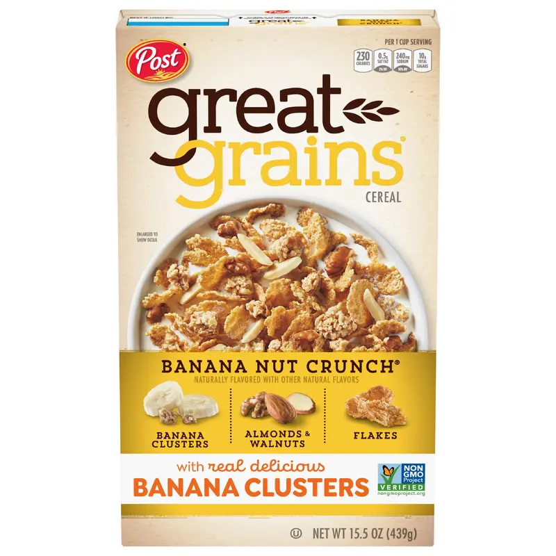 Great Grains Banana Nut Crunch Cereal 15.5 oz
