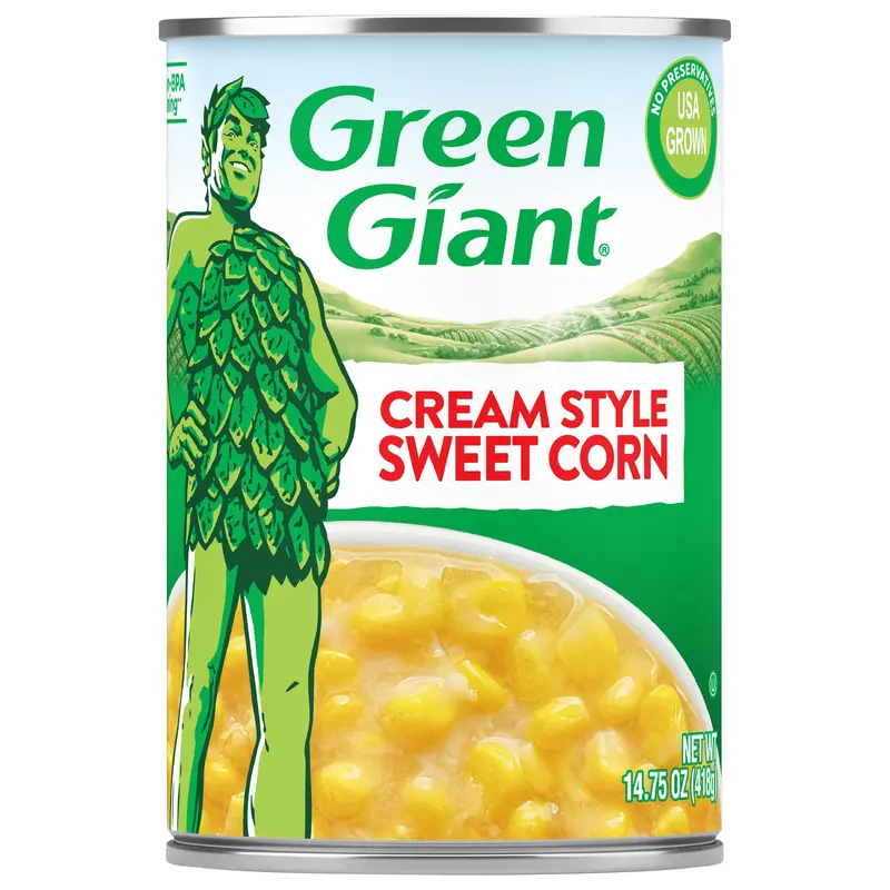 Green Giant Cream Style Sweet Corn 14.75 oz - NO PRESERVATIVES USA GROWN