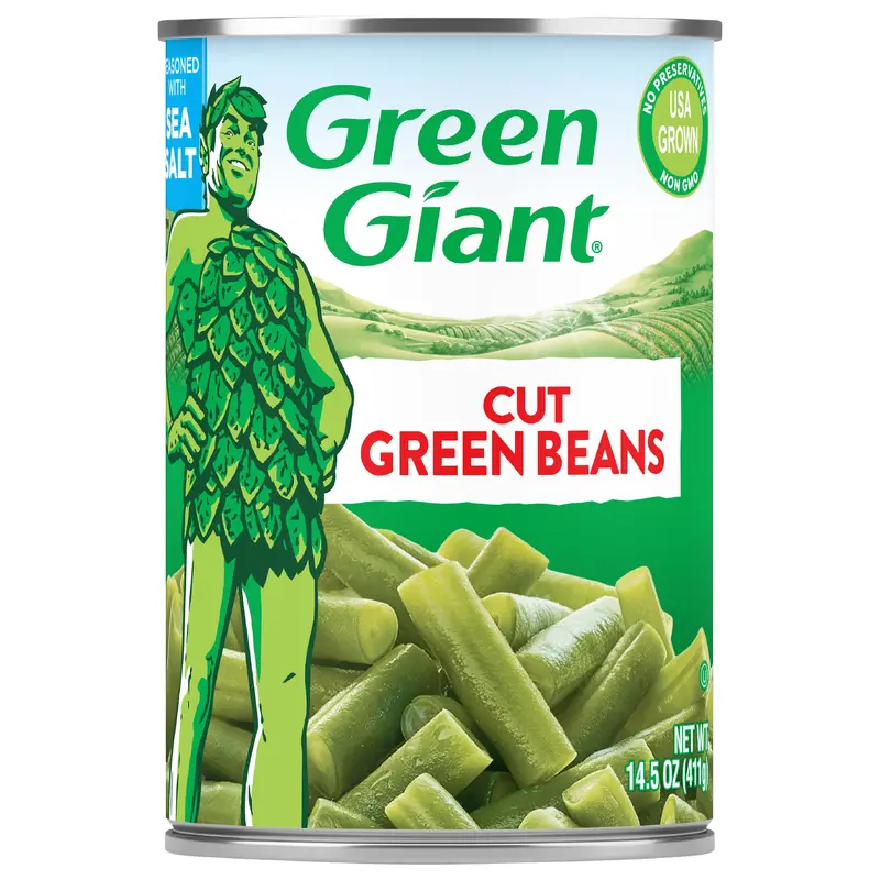 Green Giant Cut Green Beans 14.5 oz - NO PRESERVATIVES USA GROWN NON GMO