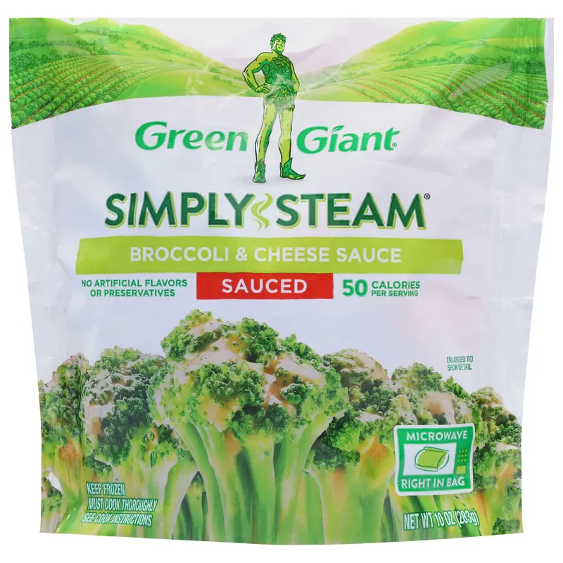 Green Giant Simply Steam Sauced Broccoli & Cheese Sauce 10 oz