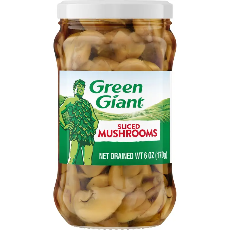 Green Giant Sliced Mushrooms, Drained Wt 6 oz