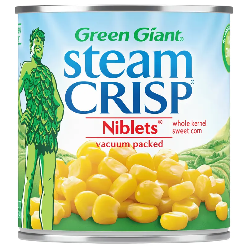 Green Giant Steam Crisp Vacuum Packed Niblets Whole Kernel Sweet Corn 11 oz