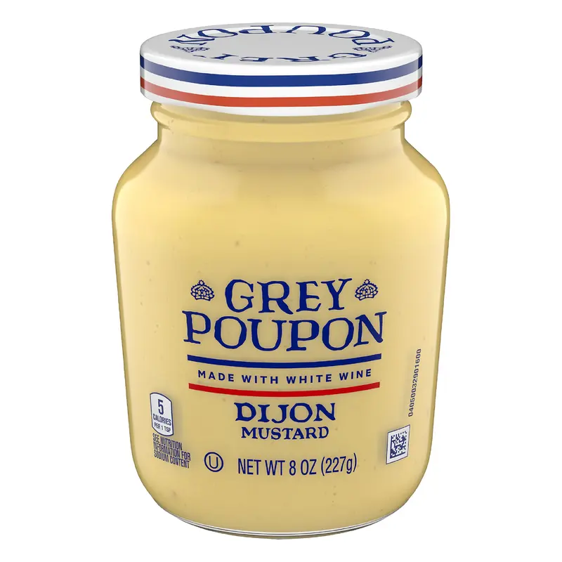 Grey Poupon Dijon Mustard, 8.0 oz Jar