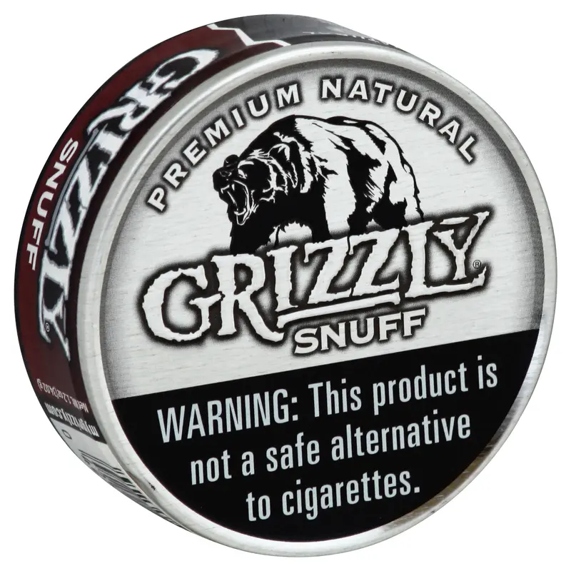 Grizzly Snuff 1.2 oz - PREMIUM NATIRAL