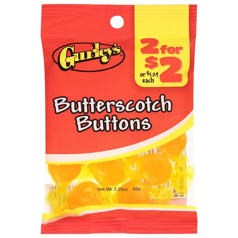 Gurley's Butterscotch Buttons 3.25 oz
