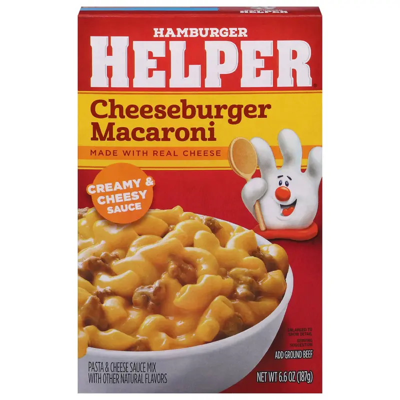 Hamburger Helper Cheeseburger Macaroni Pasta & Cheese Sauce Mix 6.6 oz