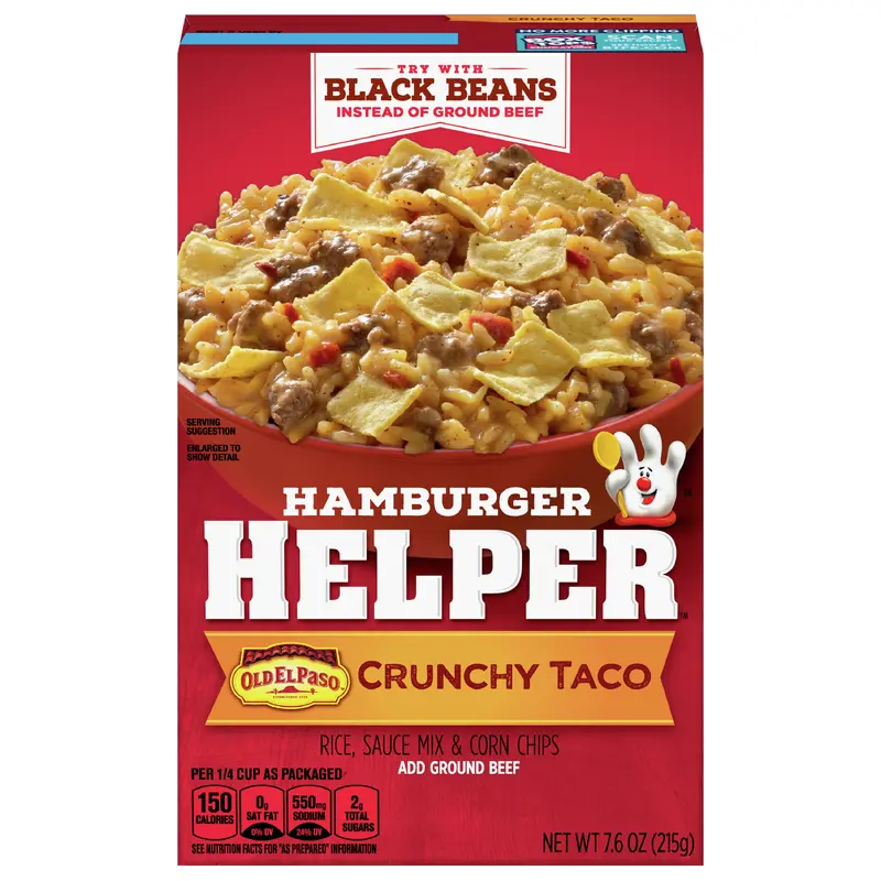 Hamburger Helper, Crunchy Taco, 7.6 oz box