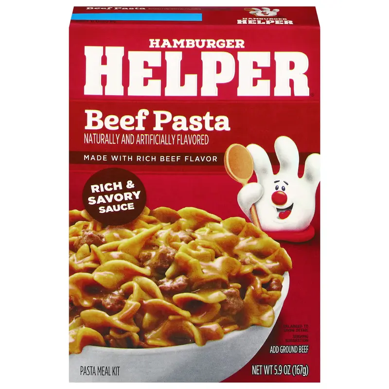 Hamburger Helper Rich Savory Sauce Beef Pasta 5.9 oz