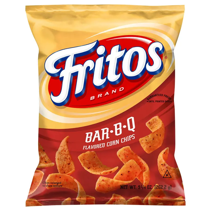 Fritos Flavored Corn Chips Bar.B.Q 9 1/4 Oz