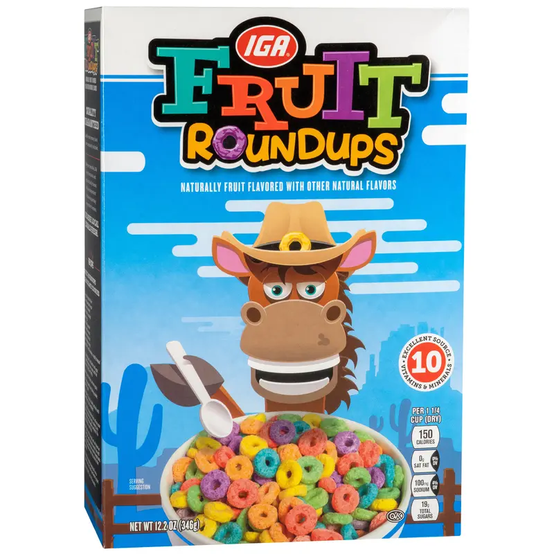 FRUIT ROUNDUPS CEREAL 12.2 OZ