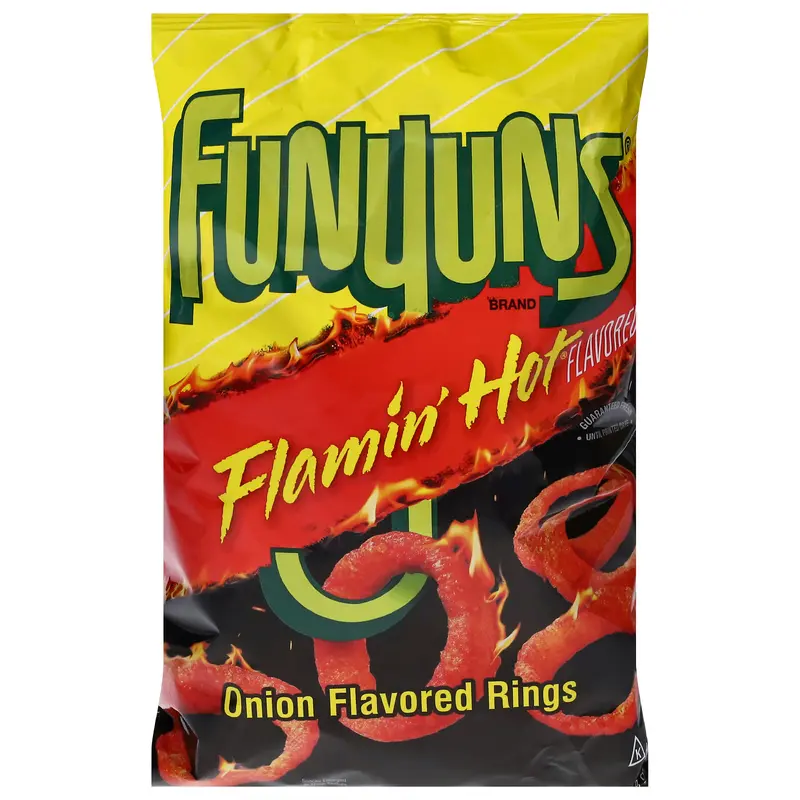 Funyuns Flamin' Hot Flavored Onion Flavored Rings 5.25 oz