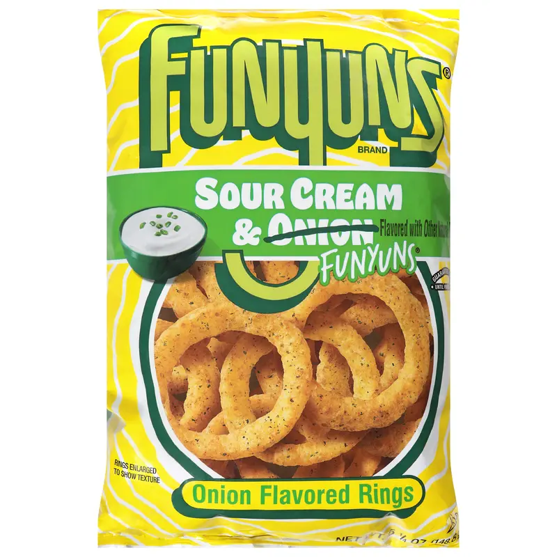Funyuns Sour Cream & Funyuns Onion Flavored Rings 5.25 oz