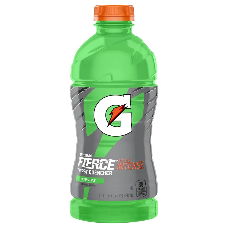 Gatorade Fierce Green Apple Sports Drink Bottle