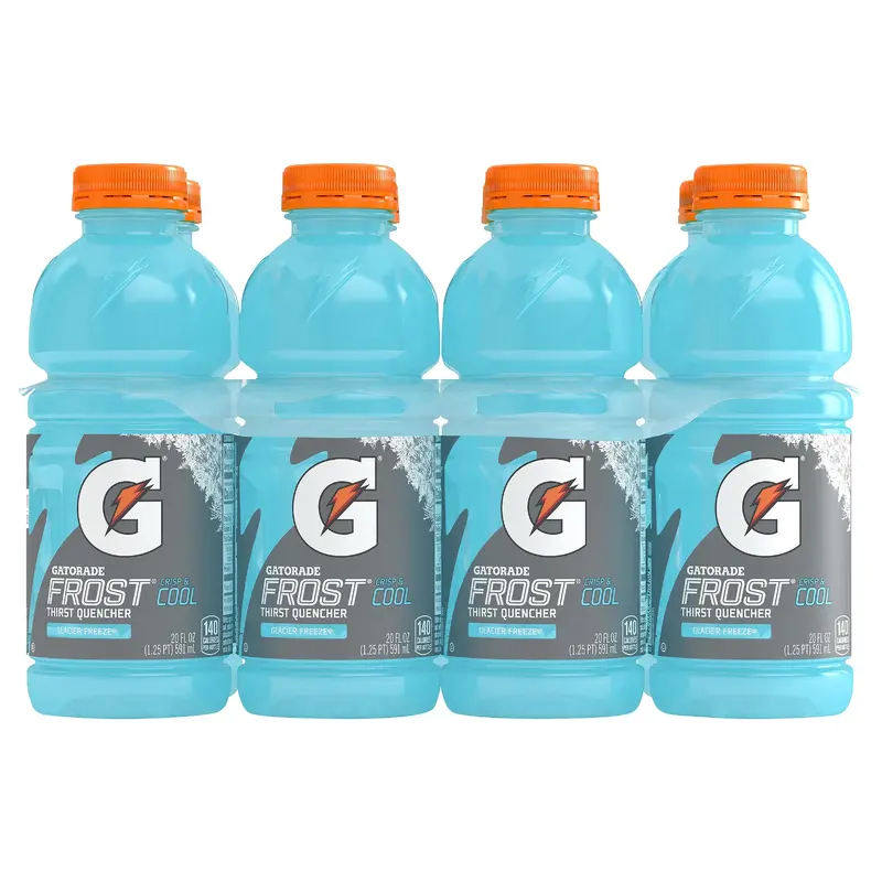 Gatorade Frost Thirst Quencher Glacier Freeze 20 Fl Oz 8 Count