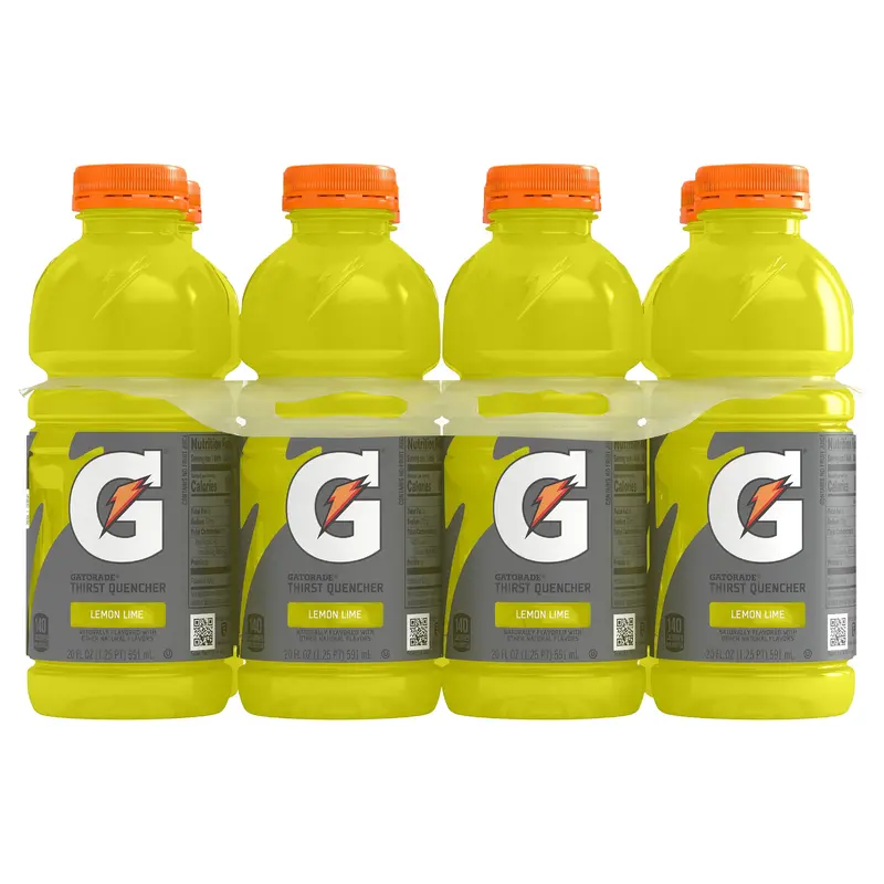 Gatorade Thirst Quencher Lemon Lime 20 Fl Oz 8 Count
