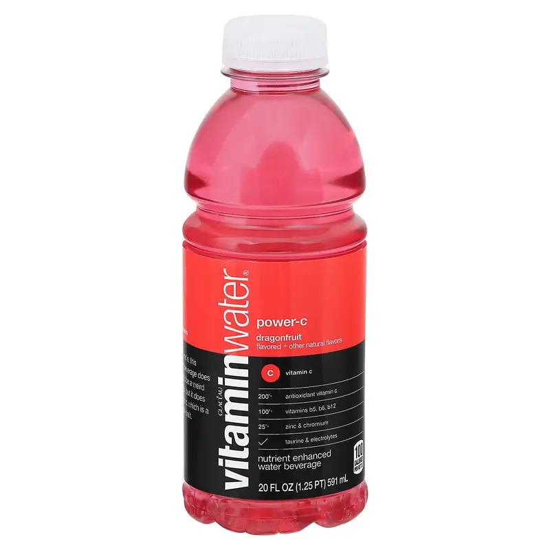 Glaceau Vitamin Water Power-C Dragonfruit Nutrient Enhanced Water Beverage 20 fl oz
