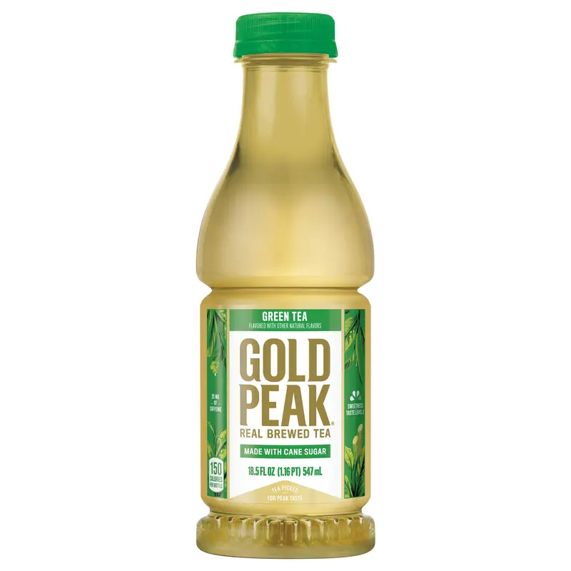Gold Peak Sweetened Green Tea Bottle, 18.5 fl oz